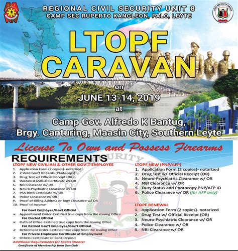 Look! LTOPF CARAVAN License to .